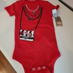 Hard Rock Cafe Red Onesie